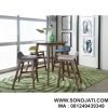 Kursi Mini Bar Kayu