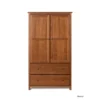 Lemari Pakaian Kayu Shaker Solid