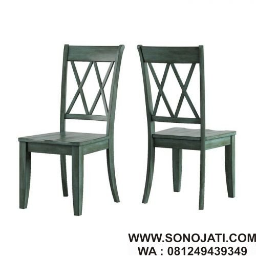 Kursi Makan Minimalis Jati Stockton Solid Wood