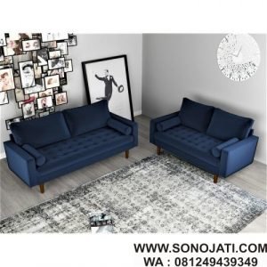 Kursi Sofa Jati Minimalis Womble 2 Piece