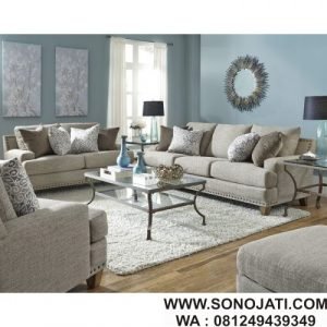 Set Sofa Jati Minimalis Bulloch Modern