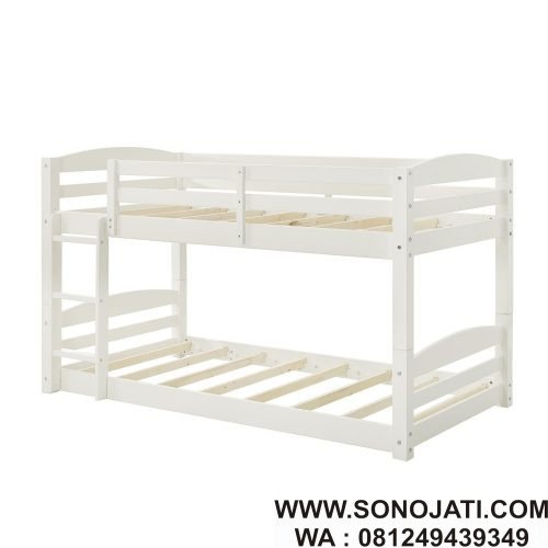 Ranjang Susun Modern White