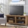 Bufet TV Jati Modern tanpa Pintu