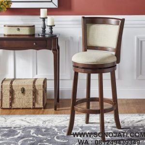 Kursi Bar Minimalis Modern Leda Swivel