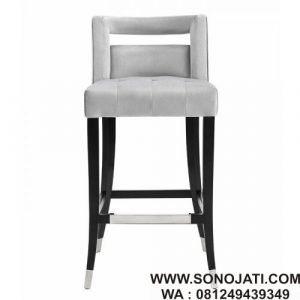 Kursi Bar Minimalis Modern Unik Cain Bar Stool