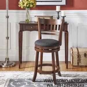 Kursi Bar Putar Minimalis Leda Swivel
