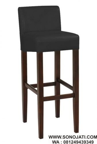 Kursi Bar Minimalis Modern Black Shadow