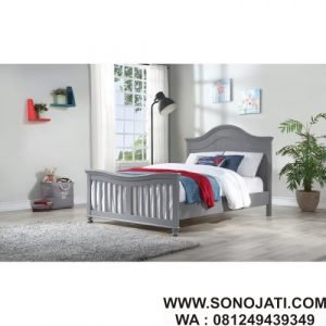 Tempat Tidur Minimalis Modern Grey