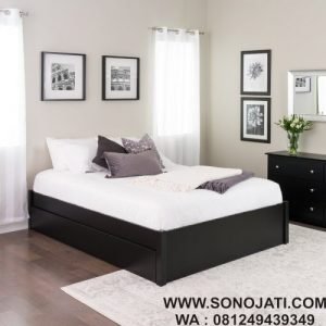 Tempat Tidur Minimalis Penyimpanan Sagamore