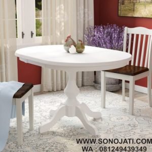 Meja Bulat Cafe Minimalis ClipCover