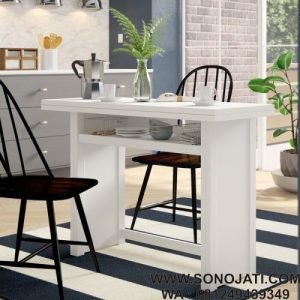 Meja Bar Cafe Minimalis Washam Dining Table