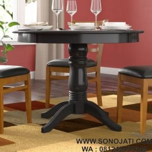 Meja Makan Kayu Solid Oneill