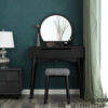 Set Meja Rias Minimalis Dark Circle