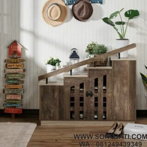 Rak Sepatu Kayu Bay Isle Home
