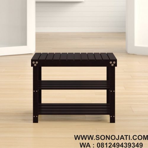 Rak Sepatu Stackable 3-Tingkat 6 Pasang