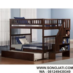 Tempat Tidur Tingkat Shyan Full 3 Bed