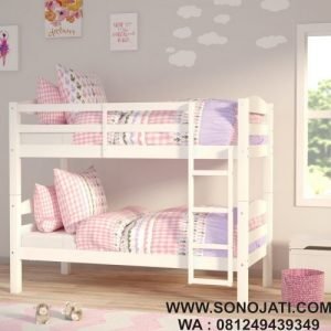 Ranjang Susun Minimalis Abby Twin Over