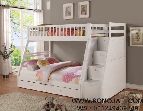 Kasur Anak Tingkat Minimalis Pierre Twin Over
