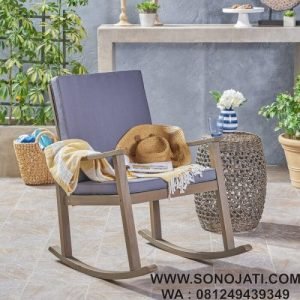 Kursi Goyang Minimalis Arend Outdoor Rocking Chair