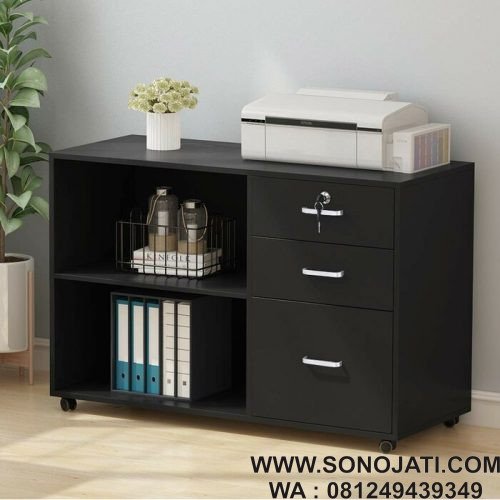 Lemari File Kantor Lateral 3-Laci Madewell