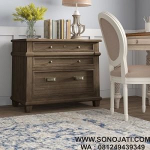 Rak Arsip Kayu Minimalis Modern Larissa
