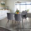 Set Kursi Makan Jati Modern Throckmorton