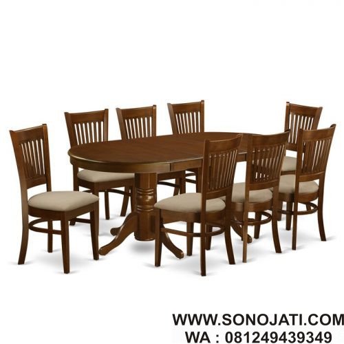 Set Kursi Makan Minimalis Modern Rockdale 8 Kursi