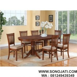 Set Kursi Makan Minimalis Modern Rockdale 8 Kursi