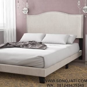 Tempat Tidur Minimalis White Karina