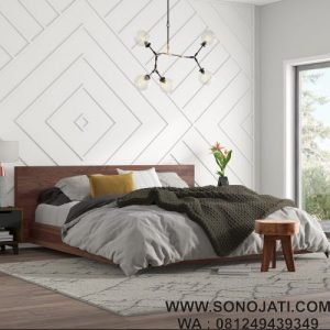 Tempat Tidur Jati Minimalis Carr