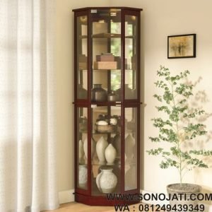 Desain Lemari Hias Biali Lighted