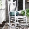 Kursi Taman Goyang Minimalis White Emjay