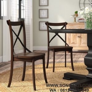 Kursi Kayu Cafe Minimalis Chapeau