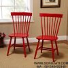 Kursi Cafe Minimalis Merah Roudebush