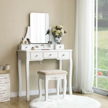 Meja Rias Minimalis Modern Beauregard Vanity