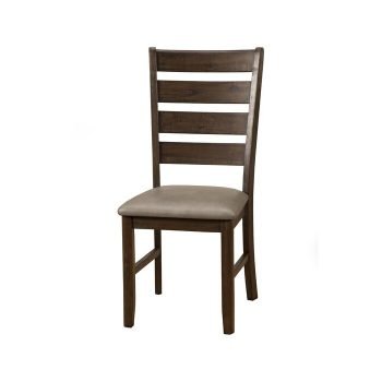 Kursi Makan Jati Minimalis Ladder Back Side