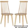 Kursi Makan Minimalis Natural Spindle a