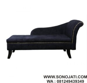 Kursi Malas Jati Minimalis Pei Chaise