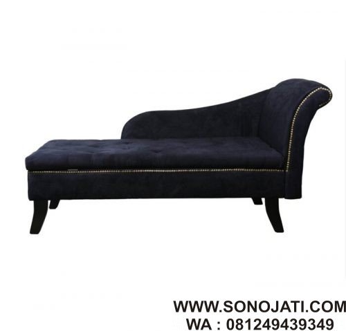 Kursi Malas Jati Minimalis Pei Chaise