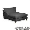 Kursi Sofa Malas Minimalis BlackBed