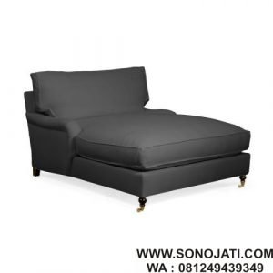 Kursi Sofa Malas Minimalis BlackBed