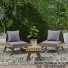 Set Kursi Teras Jati Minimalis Outdoor Bankston