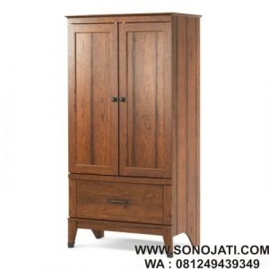 Lemari Pakaian Minimalis 2 Pintu Redmond