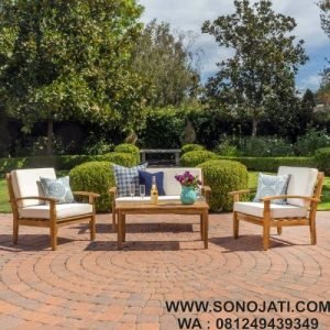 Set Model Kursi Teras Minimalis Sofa Juno