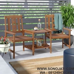 Set Kursi Teras Minimalis 2 Kursi Arianna