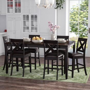 Set Meja Makan Kayu Minimalis Nadine