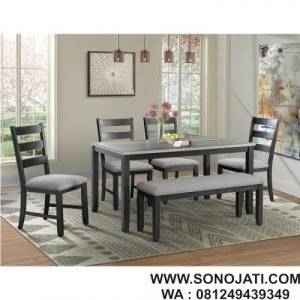 Set Model Meja Makan Terbaru Minimalis Mavis