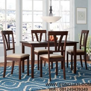 Set Meja Makan Minimalis Modern Donald