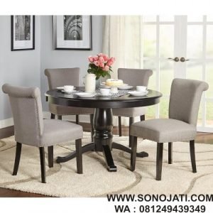Set Meja Makan Modern Hubler
