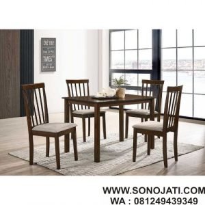 Set Meja Makan Minimalis Langley
